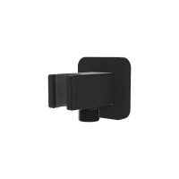 Держатель ручного душа VSC-32MB с подводом воды, черный - Gidratop.ru изображение