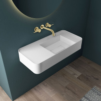 Смеситель для раковины Groove VBFW-4G1BG4 встраиваемый, брашированное золото - Gidratop.ru изображение