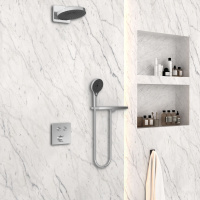 Душевой комплект VSFW-4I211RCH встраиваемый, двухрежимный, хром - Gidratop.ru изображение