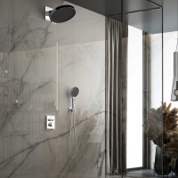 Душевой комплект Inspire VSFW-3I21MT3CH встраиваемый, термостатический, двухрежимный, хром - Gidratop.ru изображение