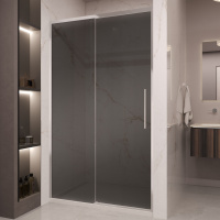 Душевая дверь Stella VDS-1ST120CG, 1200, хром, стекло тонированное - Gidratop.ru изображение