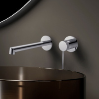 Смеситель для раковины Rim VBFW-2RM1CH встраиваемый однорычажный, хром - Gidratop.ru изображение