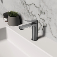 Смеситель для раковины Arco VBF-4AR01GM, вороненая сталь - Gidratop.ru изображение