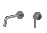 Смеситель для раковины Villa VBFW-1VL1GM встраиваемый однорычажный, вороненая сталь - Gidratop.ru изображение