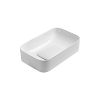 Раковина керамическая Vincea VBS-50450, 505*380*150, накладная, цвет белый - Gidratop.ru изображение