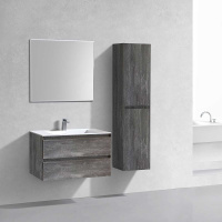 База под раковину Luka 800 подвесная, 2 выкатных ящика soft-close, G.Stone - Gidratop.ru изображение