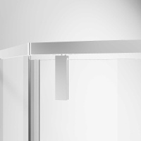 Душевой уголок Slim-N VSP-4SN100CL, 1000*1000, хром, стекло прозрачное - Gidratop.ru изображение