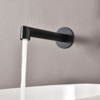 Смеситель для раковины Desire VBFW-1D1MB встраиваемый однорычажный, черный - Gidratop.ru изображение