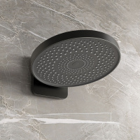 Душевой комплект Futura VSFW-2F12TMB термостатический встраиваемый, 3 режима, черный матовый - Gidratop.ru изображение