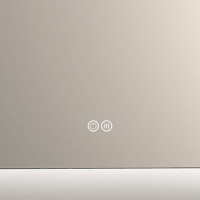 Зеркало LED VLM-3BE100-2 1000х800 c сенсорным выключателем и диммером, антизапотевание - Gidratop.ru изображение