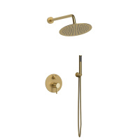 Душевой комплект Desire VSFW-1D1BG, встраиваемый, 2 режима, брашированное золото - Gidratop.ru изображение