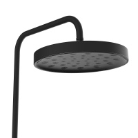 Душевая стойка Inspire VSFS-3I12TMB термостатическая с изливом, 30см верх.душ, черный - Gidratop.ru изображение