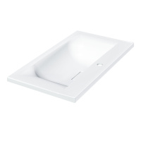 Раковина VCB-3M800W из искуственного камня, цвет белый - Gidratop.ru изображение