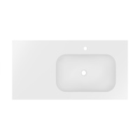 Раковина Elise VCB-4EL100MW-R, Corian правая, цвет белый матовый - Gidratop.ru изображение