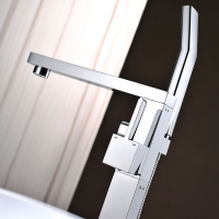 Смеситель для ванны напольный VTF-101CH однорычажный, хром - Gidratop.ru изображение