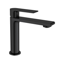 Смеситель для раковины Vogue VBF-1V1MB однорычажный, черный - Gidratop.ru изображение