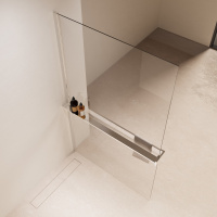 Душевая перегородка Walk-In VSW-1HR120CL, 1200*2000, хром, стекло прозрачное - Gidratop.ru изображение