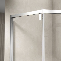 Душевой уголок Show VSP1-4SH100CL, 1000*1000, хром, стекло прозрачное - Gidratop.ru изображение