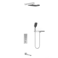 Душевой комплект VSFW-431T1RCH встраиваемый, термостатический, 3 режима, хром - Gidratop.ru изображение