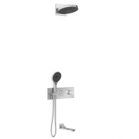 Душевой комплект VSFW-432TI1CH встраиваемый, хром - Gidratop.ru изображение