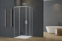 Душевой уголок Soft 2 VSS-3SO2900CL, 900*900, хром, стекло прозрачное - Gidratop.ru изображение