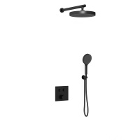 Душевой комплект VSFW-4I212RMB встраиваемый, двухрежимный, черный - Gidratop.ru изображение