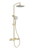 Душевая стойка Rondo VSFS-1R0BG без излива, брашированное золото - Gidratop.ru изображение