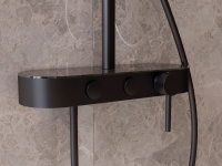 Душевая стойка VSFS-402MB, черный матовый - Gidratop.ru изображение