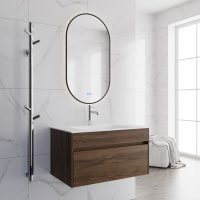 База под раковину Chiara 800 подвесная, 1 выкатной ящик soft-close, C.Oak - Gidratop.ru изображение