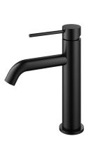 Смеситель для раковины City VBF-2C1MB однорычажный, черный матовый - Gidratop.ru изображение