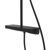 Душевая стойка Inspire VSFS-3I12TMB термостатическая с изливом, 30см верх.душ, черный - Gidratop.ru изображение