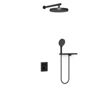 Душевой комплект Inspire VSFW-3I21MT2RMB встраиваемый, термостатический, двухрежимный, черный - Gidratop.ru изображение