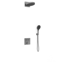 Душевой комплект VSFW-4I211GM встраиваемый, вороненая сталь - Gidratop.ru изображение