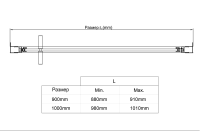 Душевая дверь Slim 8mm VDP-4SL900CLG, брашированное золото, стекло прозрачное - Gidratop.ru изображение