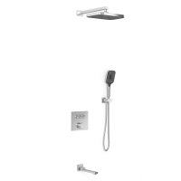 Душевой комплект VSFW-4311CH встраиваемый, 3 режима, хром - Gidratop.ru изображение
