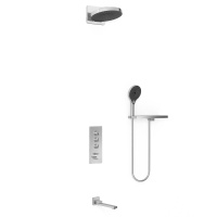 Душевой комплект VSFW-433TI1RCH встраиваемый, хром - Gidratop.ru изображение