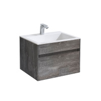 База под раковину Chiara 600 подвесная, 1 выкатной ящик soft-close, G.Stone - Gidratop.ru изображение