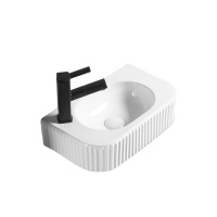 Раковина керамическая Vincea VBS-503, 450*270*115, подвесная, цвет белый - Gidratop.ru изображение