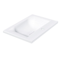 Раковина VCB-3M650W из искусственного камня, цвет белый - Gidratop.ru изображение