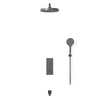 Душевой комплект VSFW-433TI2GM встраиваемый, вороненая сталь - Gidratop.ru изображение