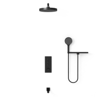 Душевой комплект VSFW-433TI2RMB встраиваемый, черный - Gidratop.ru изображение