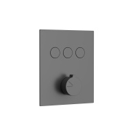 Душевой комплект VSFW-4311RGM встраиваемый, 3 режима, вороненая сталь - Gidratop.ru изображение