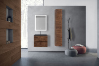 База под керамическую раковину Mia 600 подвесная, 2 выкатных ящика soft close, R.Wood - Gidratop.ru изображение