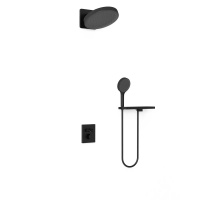 Душевой комплект Inspire VSFW-3I21MT3RMB встраиваемый, термостатический, двухрежимный, черный - Gidratop.ru изображение