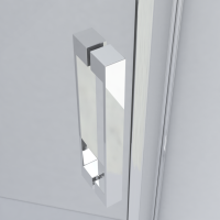 Душевой уголок Stresa VSP-1S900CLGM, 900*900, вороненая сталь, стекло прозрачное - Gidratop.ru изображение