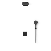 Душевой комплект Inspire VSFW-3I21T1MB встраиваемый, термостатический, 2 режима, черный - Gidratop.ru изображение