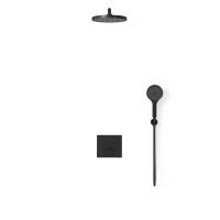 Душевой комплект VSFW-4212MB встраиваемый, 2 режима, черный - Gidratop.ru изображение