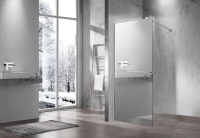 Душевая перегородка Walk-In VSW-1H900MR, 900*2000, хром, стекло зеркальное - Gidratop.ru изображение