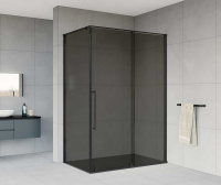 Душевой уголок Arno VSR-1A9012CGB, 1200*900, черный, стекло тонированное - Gidratop.ru изображение