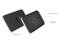 Душевой комплект Inspire VSFW-421I4GM встраиваемый, двухрежимный, вороненая сталь - Gidratop.ru изображение